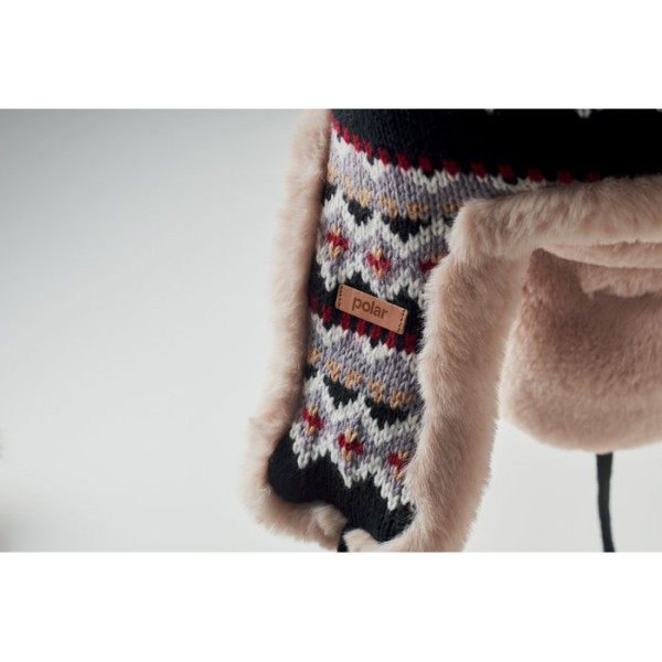 YULONG - Gebreide muts met oorflap